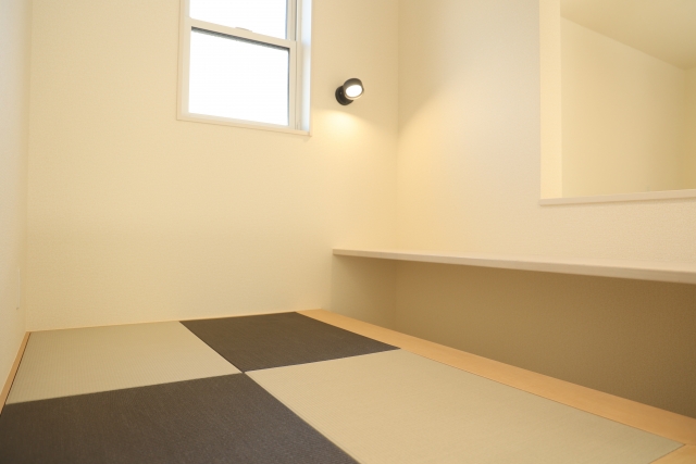 琉球畳の小さな畳コーナー